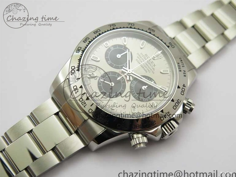 MiroTime 0409 SoftTouch Daytona 116509 KKF 1:1 Best Edition 904L Steel Gray Dial on SS Bracelet A 2459
